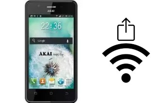 Générer un QR code avec la clé Wifi sur un Akai K40