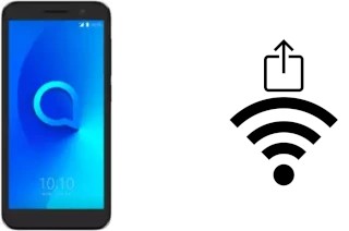 Générer un QR code avec la clé Wifi sur un Alcatel 1 (2019)