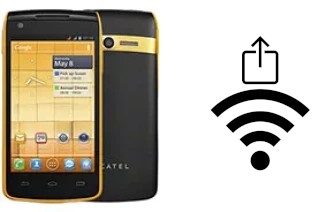 Générer un QR code avec la clé Wifi sur un alcatel OT-992D