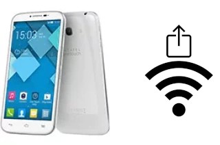 Générer un QR code avec la clé Wifi sur un alcatel Pop C9