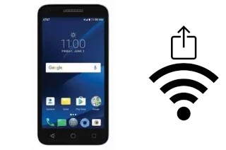 Générer un QR code avec la clé Wifi sur un Alcatel CameoX
