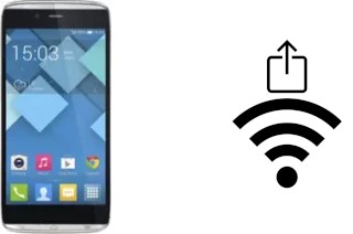 Générer un QR code avec la clé Wifi sur un Alcatel OneTouch Idol Alpha
