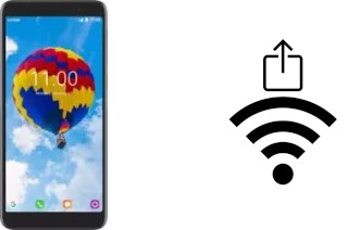 Générer un QR code avec la clé Wifi sur un Alcatel Onyx