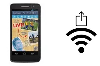 Générer un QR code avec la clé Wifi sur un alcatel One Touch Scribe HD