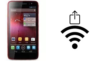 Générer un QR code avec la clé Wifi sur un alcatel One Touch Scribe X