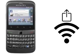 Générer un QR code avec la clé Wifi sur un alcatel OT-916