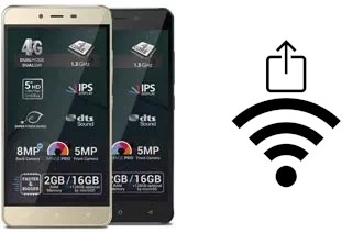 Générer un QR code avec la clé Wifi sur un Allview P7 Pro