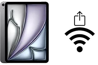 Comment partager le clé de sécurité réseau Wifi d'un Apple iPad Air 11 (2025) sans le taper