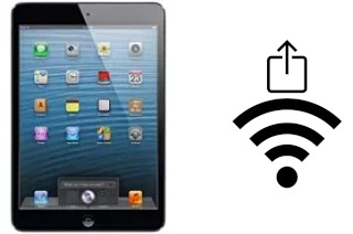 Comment partager le clé de sécurité réseau Wifi d'un Apple iPad mini Wi-Fi + Cellular sans le taper