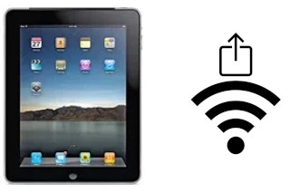 Comment partager le clé de sécurité réseau Wifi d'un Apple iPad Wi-Fi + 3G sans le taper