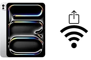 Comment partager le clé de sécurité réseau Wifi d'un Apple iPad Pro 11 (2024) sans le taper