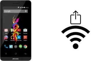 Générer un QR code avec la clé Wifi sur un Archos 40d Titanium