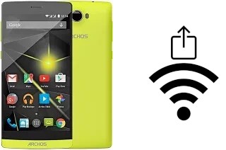Générer un QR code avec la clé Wifi sur un Archos 50 Diamond