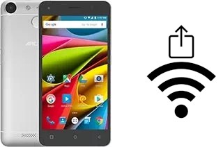 Générer un QR code avec la clé Wifi sur un Archos 50b Cobalt