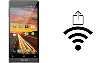Générer un QR code avec la clé Wifi sur un Archos 50c Oxygen