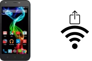 Générer un QR code avec la clé Wifi sur un Archos 50c Platinum
