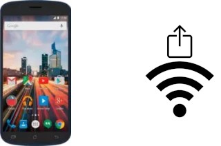 Générer un QR code avec la clé Wifi sur un Archos 50e Helium