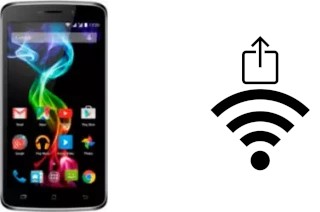 Générer un QR code avec la clé Wifi sur un Archos 52 Platinum