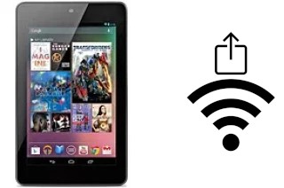 Générer un QR code avec la clé Wifi sur un Asus Google Nexus 7 Cellular