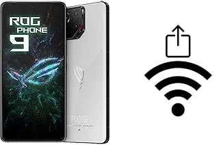 Générer un QR code avec la clé Wifi sur un Asus ROG Phone 9