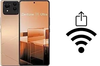 Générer un QR code avec la clé Wifi sur un Asus Zenfone 11 Ultra