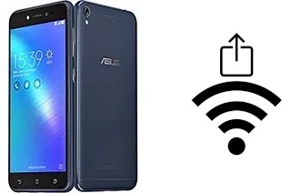 Générer un QR code avec la clé Wifi sur un Asus Zenfone Live ZB501KL