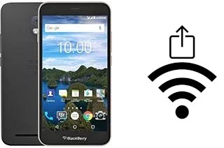 Générer un QR code avec la clé Wifi sur un BlackBerry Aurora