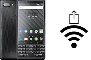 Générer un QR code avec la clé Wifi sur un BlackBerry KEY2