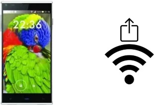 Générer un QR code avec la clé Wifi sur un Blackview DM550