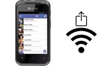 Générer un QR code avec la clé Wifi sur un Bmobile AX512