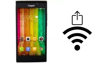 Générer un QR code avec la clé Wifi sur un Casper VIA V6X