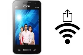 Générer un QR code avec la clé Wifi sur un CKK-mobile CKK mobile C707