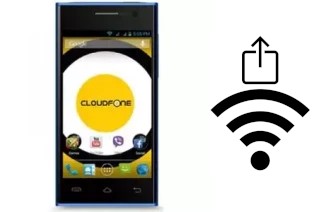 Générer un QR code avec la clé Wifi sur un CloudFone Geo 400Q Plus