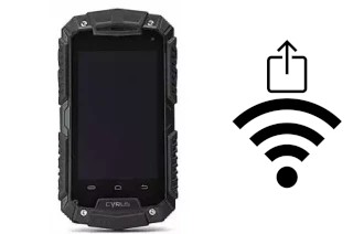 Générer un QR code avec la clé Wifi sur un Cyrus CS20