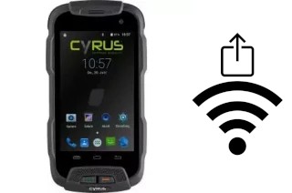 Générer un QR code avec la clé Wifi sur un Cyrus CS23