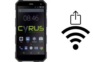 Générer un QR code avec la clé Wifi sur un Cyrus CS24