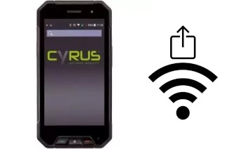 Générer un QR code avec la clé Wifi sur un Cyrus CS27