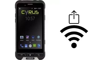 Générer un QR code avec la clé Wifi sur un Cyrus CS35