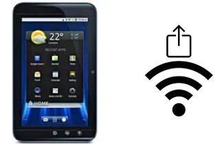Générer un QR code avec la clé Wifi sur un Dell Streak 7