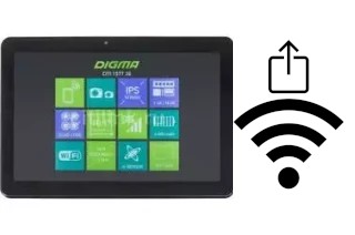 Générer un QR code avec la clé Wifi sur un Digma Citi 1577 3G