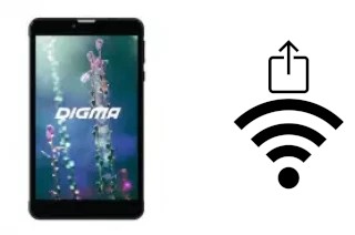 Générer un QR code avec la clé Wifi sur un Digma Citi 7586 3G