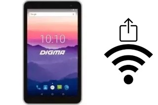 Générer un QR code avec la clé Wifi sur un Digma Optima 7018N 4G