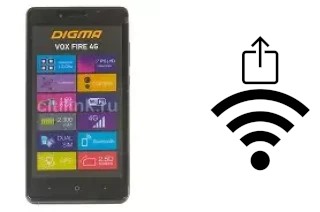 Générer un QR code avec la clé Wifi sur un Digma Vox Fire 4G
