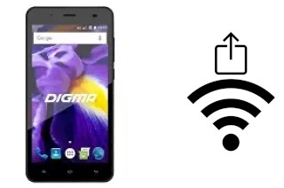 Générer un QR code avec la clé Wifi sur un Digma Vox S506 4G