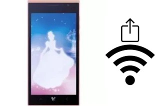 Générer un QR code avec la clé Wifi sur un Disney Mobile DM001C Princess