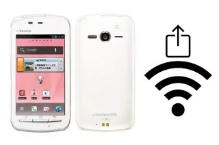 Générer un QR code avec la clé Wifi sur un DoCoMo Arrows Me F-11D