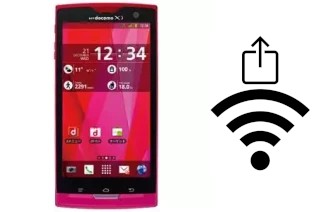 Générer un QR code avec la clé Wifi sur un DoCoMo F-05D