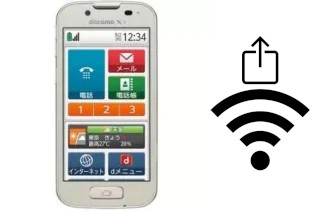 Générer un QR code avec la clé Wifi sur un DoCoMo F-08E