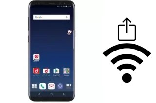 Générer un QR code avec la clé Wifi sur un DoCoMo SC-03J