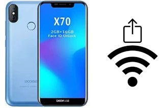 Générer un QR code avec la clé Wifi sur un Doogee X70